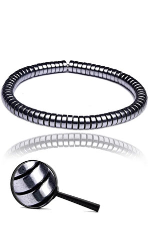 Sertifikalı Aaa+ Hematit Taşı Bileklik - Kararmaz