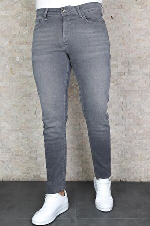 Erkek Koyu Gri Slim Fit Pantolon HLT-AKIGREY