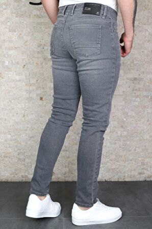 Erkek Koyu Gri Slim Fit Pantolon HLT-AKIGREY