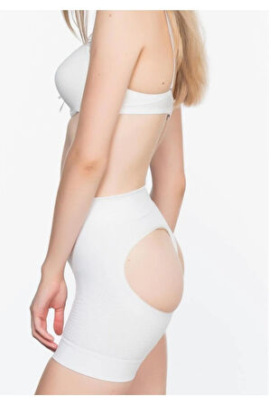 Kadın Beyaz Açık Kısa Korse Yeni Sezon