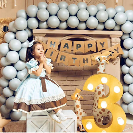 Mavi Kız Bebek Elbisesi,Doğum günü elbisesi, fotoğraf çekim elbisesi 0-10 Yaş Uygun