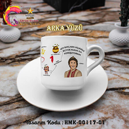 Prens Yerli Tekli Türk Kahvesi Fincanı - Kırık Beyaz - HMK-00117-01