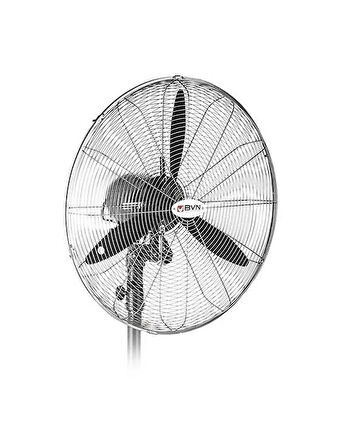 Bahçıvan BSV 600 60cm Siyah 3 Kanatlı Sanayi Tipi Ayaklı Vantilatör