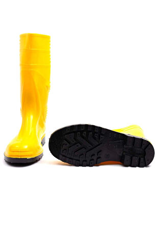 Gezer Uzun Pvc İş Çizmesi Sarı