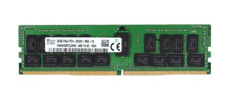 SK HYNİX 32GB DDR4 2933MHz 2Rx4 PC4-2933Y 1.2V CL21 ECC RDIMM Server Sunucu Ram HMA84GR7CJR4N-WM P03052-091U P06189-001