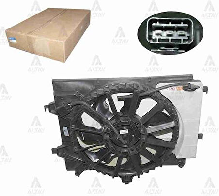 HMC-Mobis-Hyundai-Orjinal 253804P600 Fan Radyatör i20 12-14 Benzinli 1.4 Otomatik Tek Devre Fan 253804P600