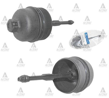 Hmc-Mobıs-Hyundaı-Orjınal 263503C300 Yağ Filtre Kapağı Üst Kore Accent Era-Matrıx-Getz-I30-Santafe-Cerato-Rıo Dızel 2009 >