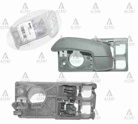 HMC-Mobis-Hyundai-Orjinal 826100X0004X Kapı Kolu i10 08-10 İç Sol 826100X0004X