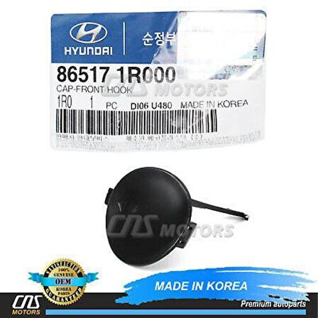 HMC-Mobis-Hyundai-Orjinal 865171R000 Çeki Demir Kapağı Hyundai Accent Blue 2011- 865171R000