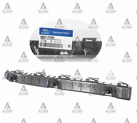 HMC-Mobis-Hyundai-Orjinal 866142Y000 Tampon Bağlantı Braketi ix35 Arka 10-15 Yan Sağ 866142Y000