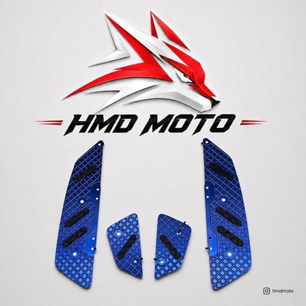 HMDMOTO ALÜMİNYUM MOTOSİKLET AYAK BASMA YERİ
