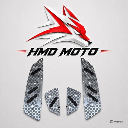 HMDMOTO ALÜMİNYUM MOTOSİKLET AYAK BASMA YERİ