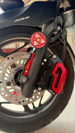 HMDMOTO HONDA PCX KIRMIZI RENK ABS SENSÖR KORUYUCU, KALİPER KORUYUCU, REFLEKTÖR ÜÇLÜ SET