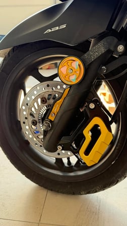 HMDMOTO HONDA PCX GOLD RENK ABS SENSÖR KORUYUCU, KALİPER KORUYUCU, REFLEKTÖR ÜÇLÜ SET