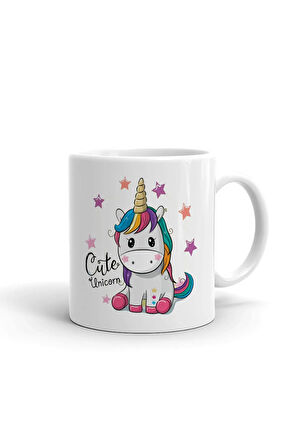 Cute Unicorn Seramik ithal Porselen Seramik Kupa Bardak