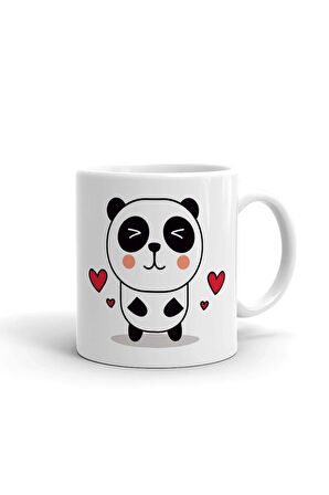 Panda Tasarım Seramik ithal Porselen Seramik Kupa Bardak