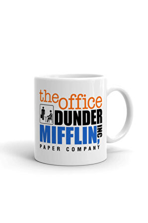 The Office Dunder Mifflin ithal Porselen Seramik Kupa Bardak