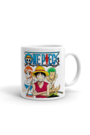 One Piece Anime Manga ithal Porselen Seramik Kupa Bardak