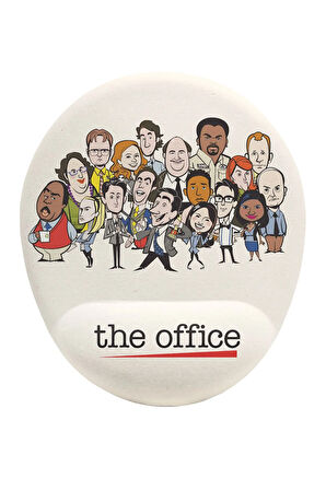 The Office Dizisi Bilek Destekli Kaymaz Buruşmaz Kırılmaz Mouse Pad