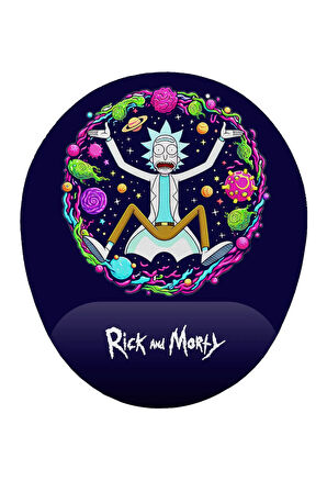 Rick And Morty Bilek Destekli Kaymaz Buruşmaz Kırılmaz Mouse Pad