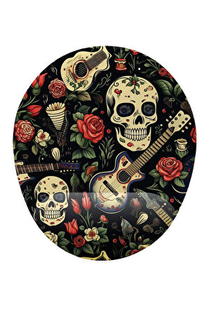 Kuru Kafa Gitar Bilek Destekli Kaymaz Buruşmaz Kırılmaz Mouse Pad