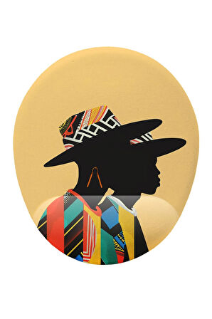 African People Bilek Destekli Kaymaz Buruşmaz Kırılmaz Mouse Pad