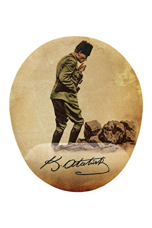 Atatürk Kocatepe Tasarım Bilek Destekli Kaymaz Buruşmaz Kırılmaz Mouse Pad