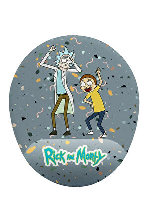 Rick And Morty Bilek Destekli Kaymaz Buruşmaz Kırılmaz Mouse Pad