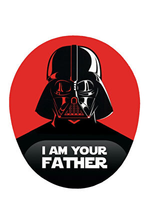 Darth Vader Bilek Destekli Kaymaz Buruşmaz Kırılmaz Mousepad