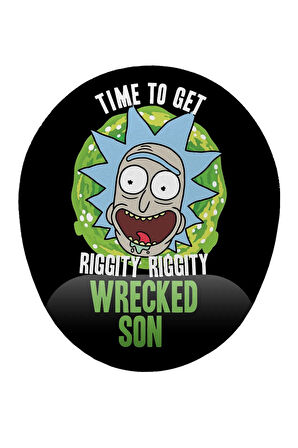 Rick Wrecked Son Bilek Destekli Kaymaz Buruşmaz Kırılmaz Mouse Pad
