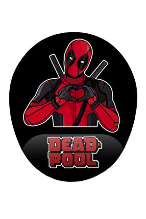 Dead Pool Bilek Destekli Kaymaz Buruşmaz Kırılmaz Mouse Pad