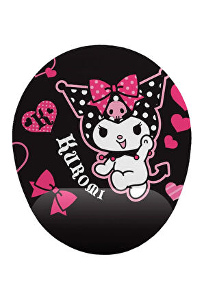 Kuromi Anime Bilek Destekli Kaymaz Buruşmaz Kırılmaz Mouse Pad