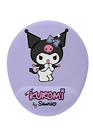 Kuromi Sanrio Bilek Destekli Kaymaz Buruşmaz Kırılmaz Mouse Pad