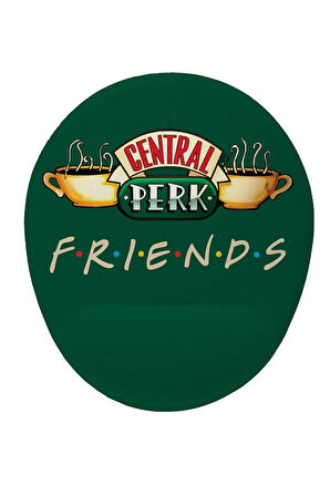 Central Perk Friends Bilek Destekli Kaymaz Buruşmaz Kırılmaz Mouse Pad