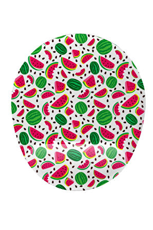 Karpuz Desenli Bilek Destekli Kaymaz Buruşmaz Kırılmaz Mouse Pad