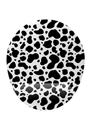 Inek Desenli Bilek Destekli Kaymaz Buruşmaz Kırılmaz Mouse Pad