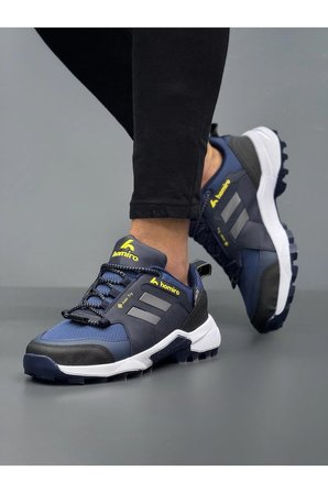Zubiy Unisex Poli Taban Su Geçirmez Kışlık Spor Ayakkabı - Lacivert Renk