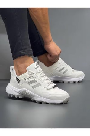 Zubiy Unisex Poli Taban Su Geçirmez Kışlık Spor Ayakkabı - Beyaz Renk