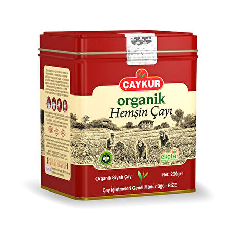 ORGANİK HEMŞİN ÇAYI 200 GR (TENEKE KUTU)