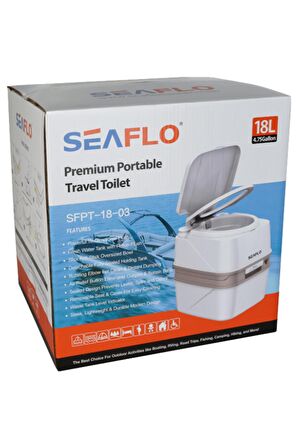 Seaflo Portatif Tuvalet 18 Litre -Taşınabilir Tuvalet, Seyyar Wc SR09724