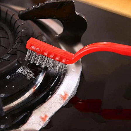 Tel Fırça Seti - 3'lü Bakır, Çelik ve Plastik Tel Fırın, Izgara ve Airfryer Temizliği için