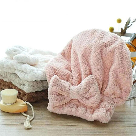 Mikrofiber Saç Kurulama Bonesi