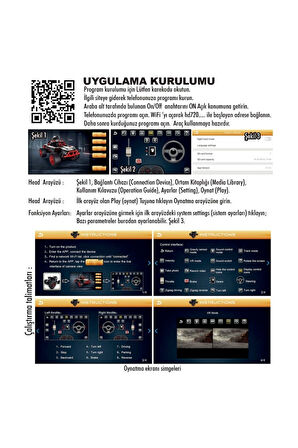 Uzaktan Kumandalı Full Fonksiyon Şarjlı 2.4G Kameralı Off Road Araba Vardem