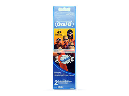 Oral-B Stages Çocuklar İçin Diş Fırçası 2'li Yedek Başlığı Incredibles 