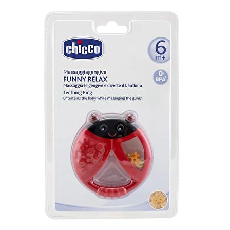 Chicco Funny Relax Diş Kaşıyıcı - Uğur Böceği