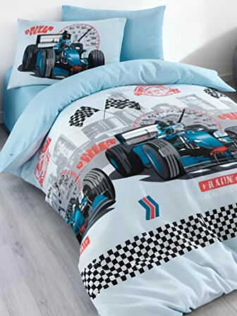 Mira Home Tek Kişilik Genç Erkek Çocuk Nevresim Takımı Race