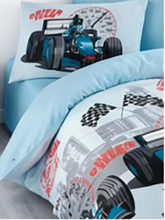 Mira Home Tek Kişilik Genç Erkek Çocuk Nevresim Takımı Race