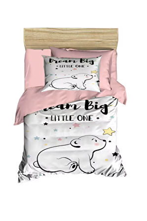 Dijital Baskılı 3d Pamuklu Yenidoğan Bebek Nevresim Takımı Dream Big