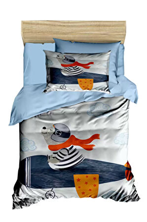 Dijital Baskılı 3d Pamuklu Yenidoğan Bebek Nevresim Takımı Fly Foggy