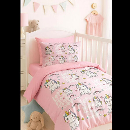 Dijital Baskılı 3d Pamuklu Yenidoğan Bebek Nevresim Takımı Lets Play Together